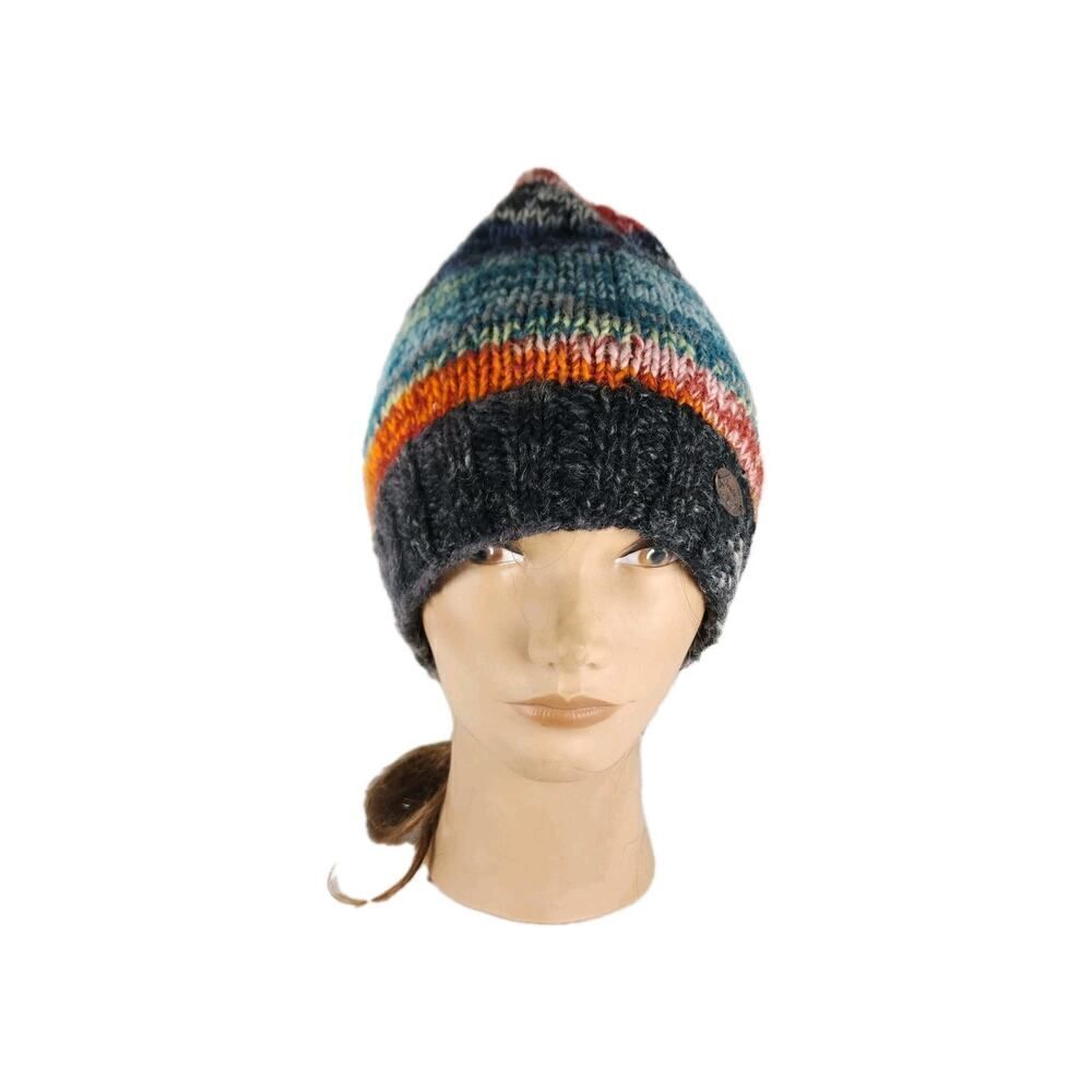 Turtle Fur Unisex OS Multicolor Knit Wool Fleece Lined Beanie Hat